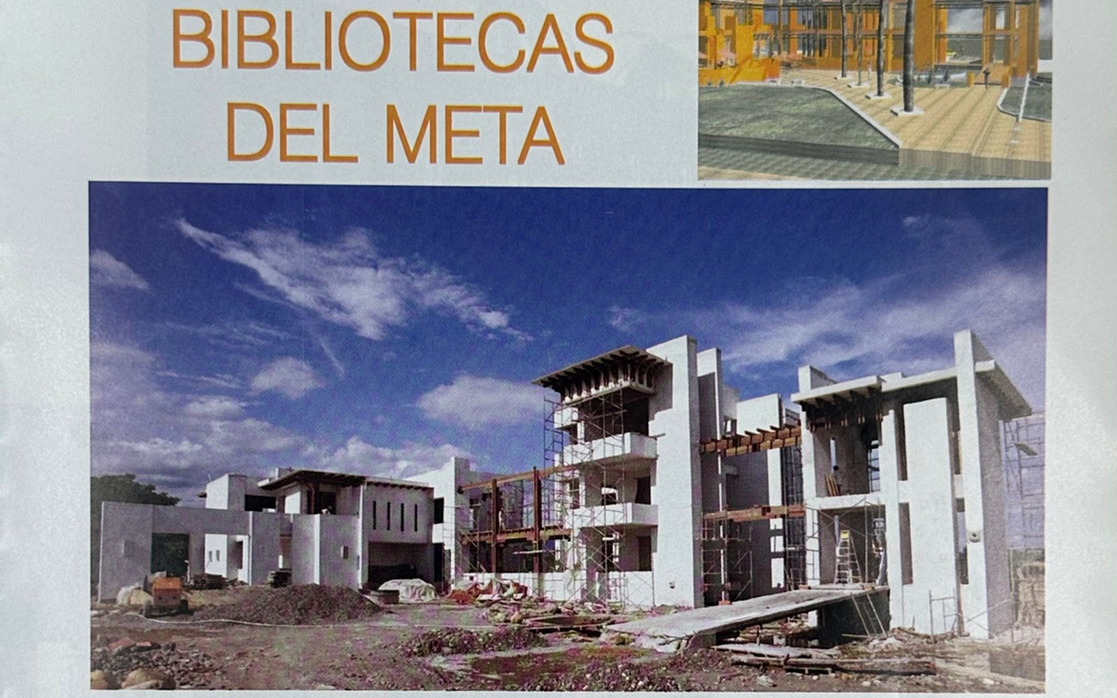 Construcción de una biblioteca de la Red de Bibliotecas del Meta